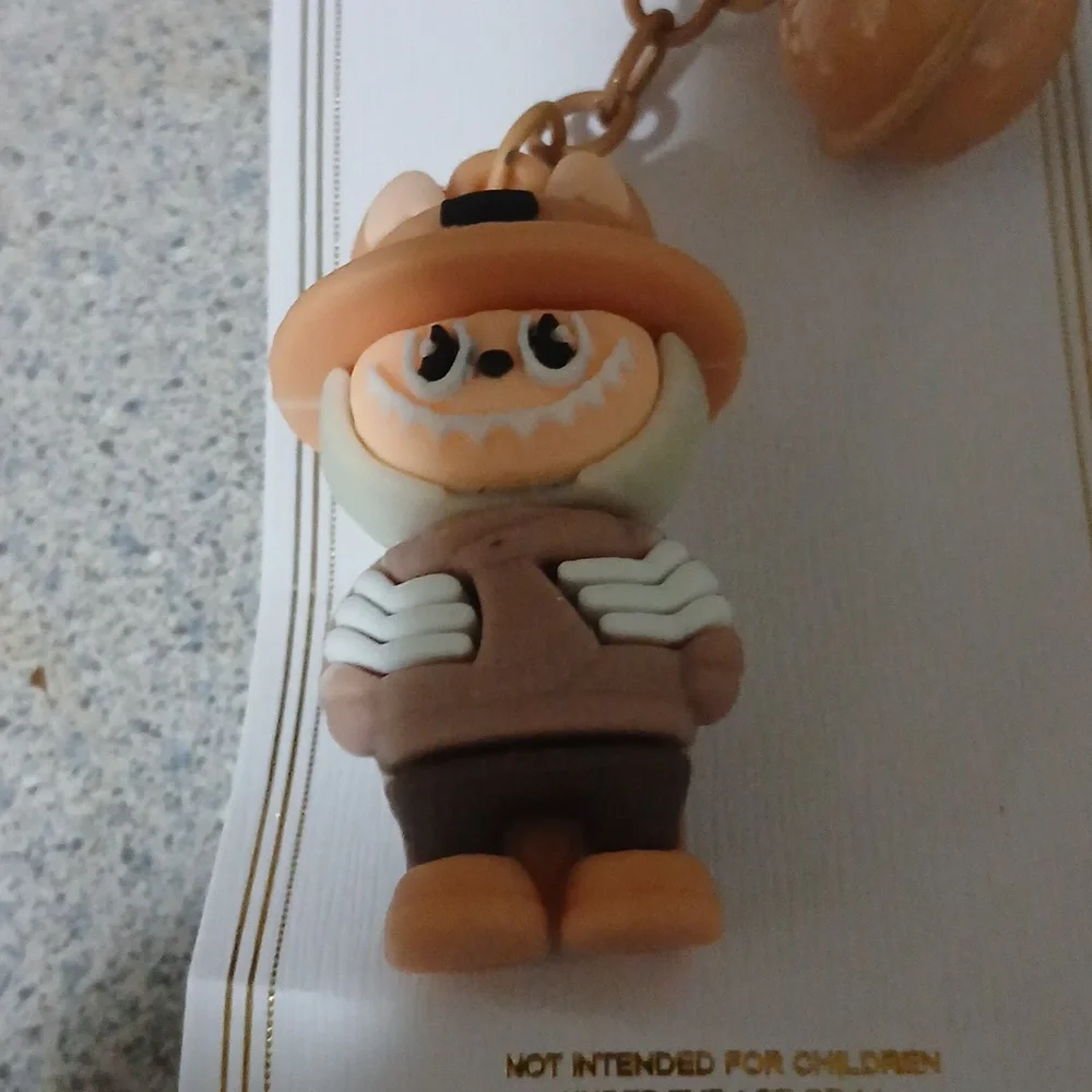 MONSTER KEYCHAIN/BAG CHARM W/BELL